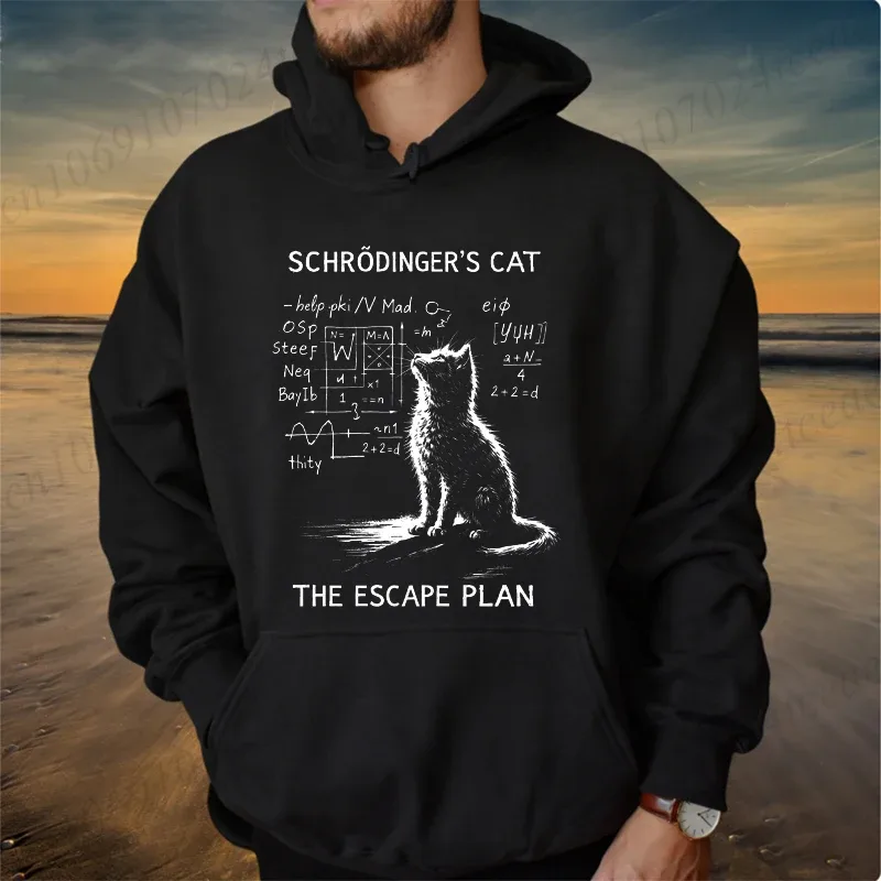 The Escape Plan Design Personalized Men Women Hoodies Sweatshirt Funny Science Teacher Physics Enthusiasts Fashion Brand Hoodies