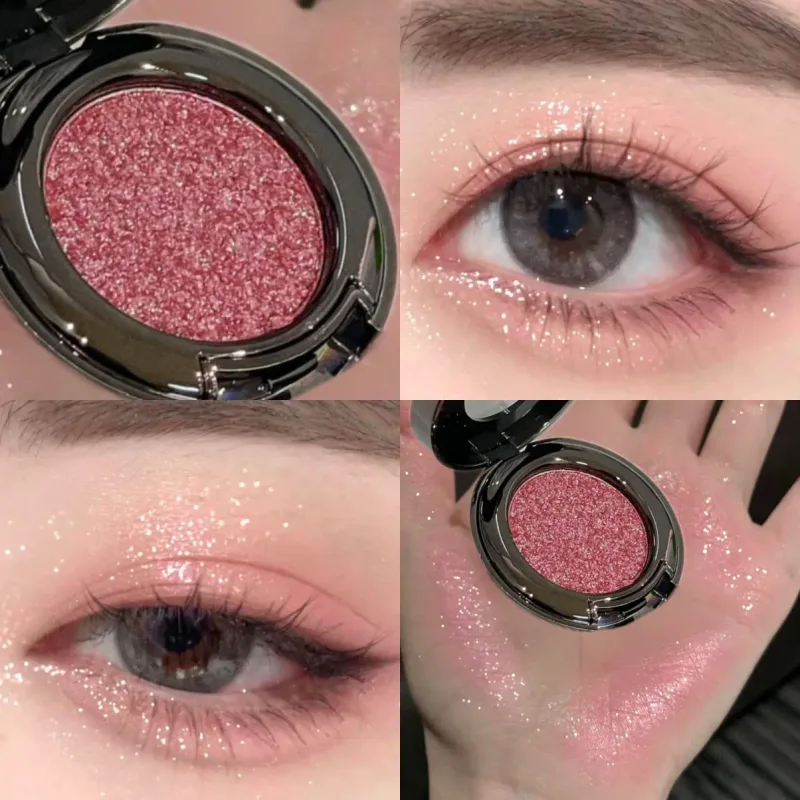 Metallic Glitter Black Blue Eyeshadow Purple Green Metallic Highlighter Eyeshadow Diamond Long Lasting Eye Makeup Women Cosmetic — image 10