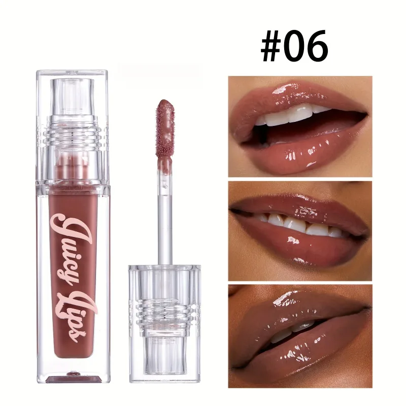 Óleo labial hidratante Crystal - brilho preenchedor e hidratante com tons coloridos para todos os tipos de pele