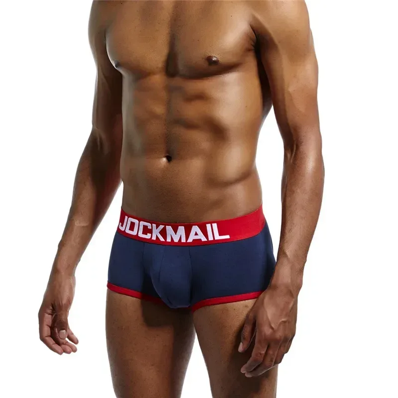 Mens Underwear Jockstrap Boxer Trunks Gay Penis Pouch Cueca Boxer Calzoncillos Hombre Man Boxer Shorts Sleepwear Gay Panties — image 10