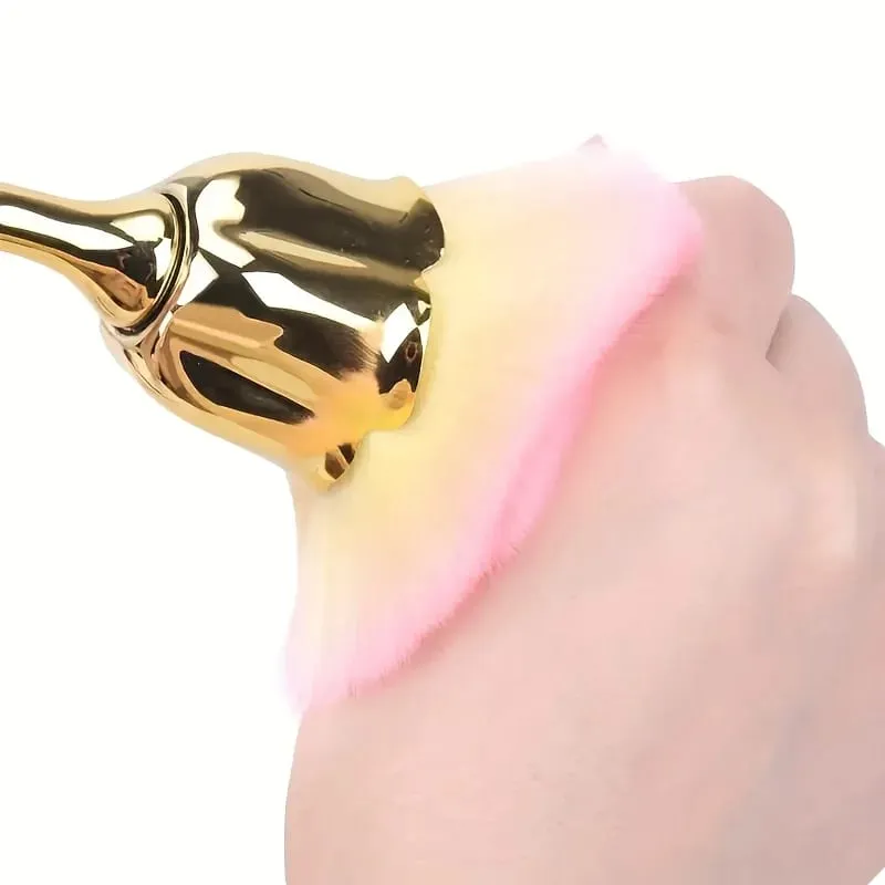 A Rose Shaped Nail Dust Brush Soft Bristles Makeup Foundation Make-Up & Powder Blusher Tools Foundation Make-Up Beauty Brush — image 6