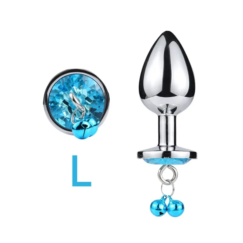 3 Sizes Metal Bell-shaped Anal Plug Traction Chain Anal Massage Prostate Stimulation Massage Tools Adult Sex Toys For Couples — image 25
