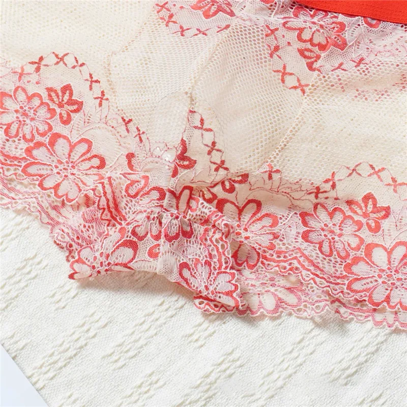 Men Lace Jacquard Mesh Boxer Shorts Underwear Hollow Temptation Exotic Trunks Silk Soft Quick Dry Breathable Sexy Panties