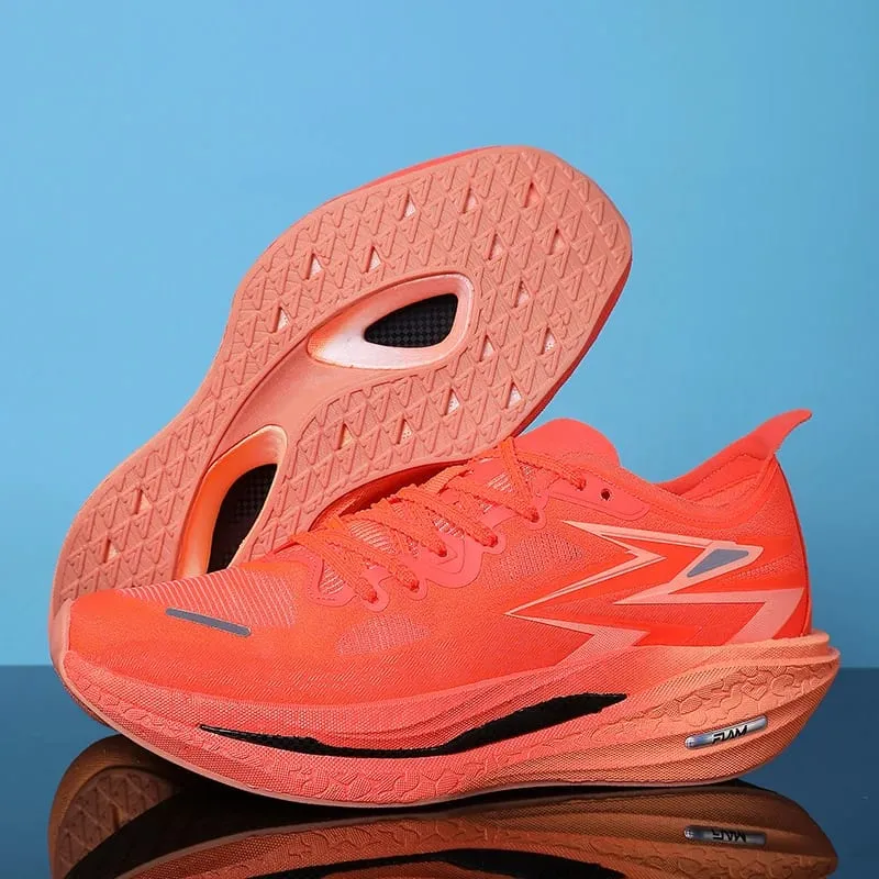 Men Running Shoes Nonskid Sneakers Board Marathon Athletic Sports Breathable Speciality Women's Comfortable Carbon Lightweight