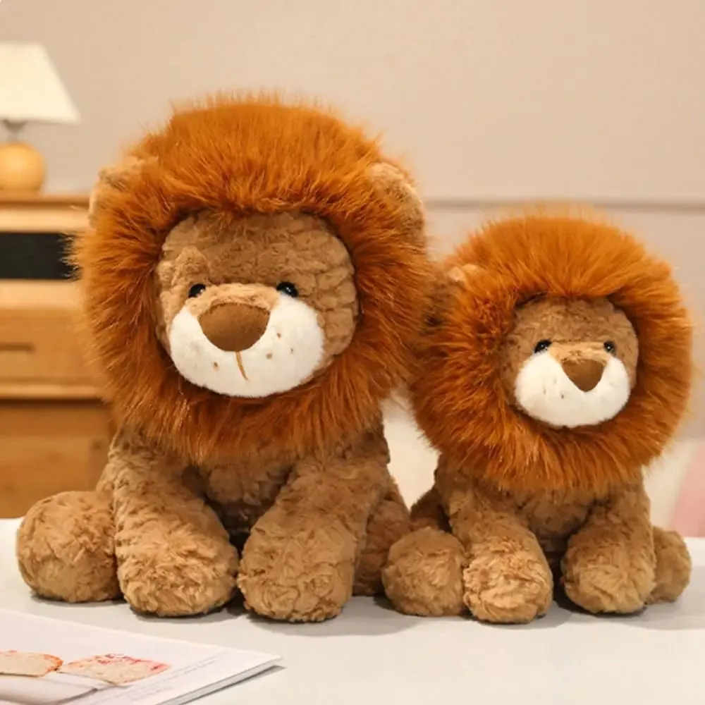 Creative Gift Soft Lion Animal Pillow Cute Emotional Support 13.8inch Pillow — image 4