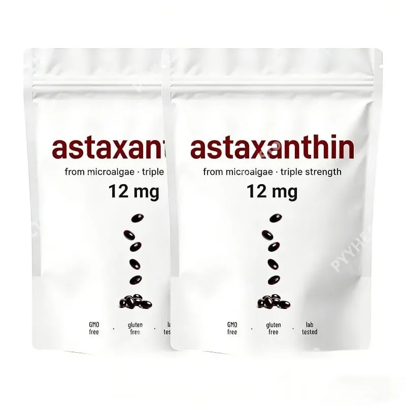 Astaxanthine 12 mg gélules – Soutien antioxydant quotidien sans OGM, sans gluten, sans soja, 120 gélules pour adultes