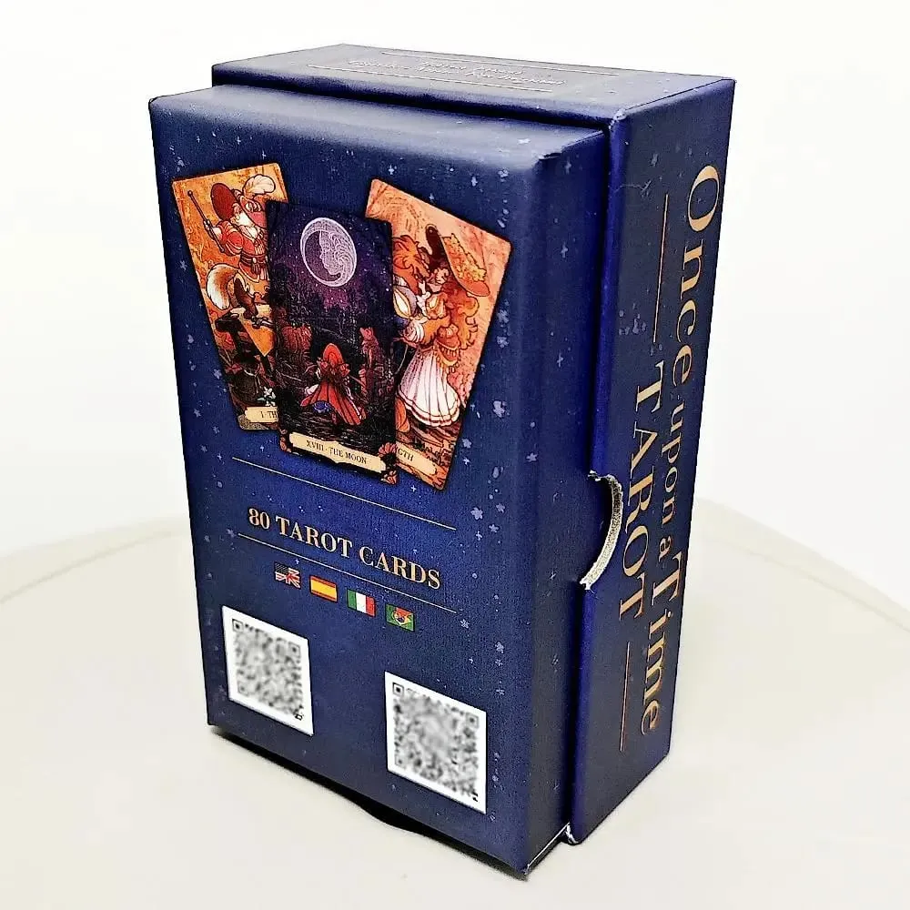 Once Upon A Time Tarot Deck 80 Pcs Tarot Cards (na may 2 Espesyal na Card) 12*7cm Sa Rigid Box — image 7