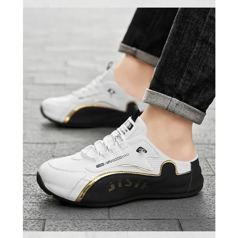 Men's Casual Closed Toe Half Slippers Summer Comfortable Breathable Soft Sole Sneakers Fashion Slip-on Men's Tennis Shoes 2026 — image 6