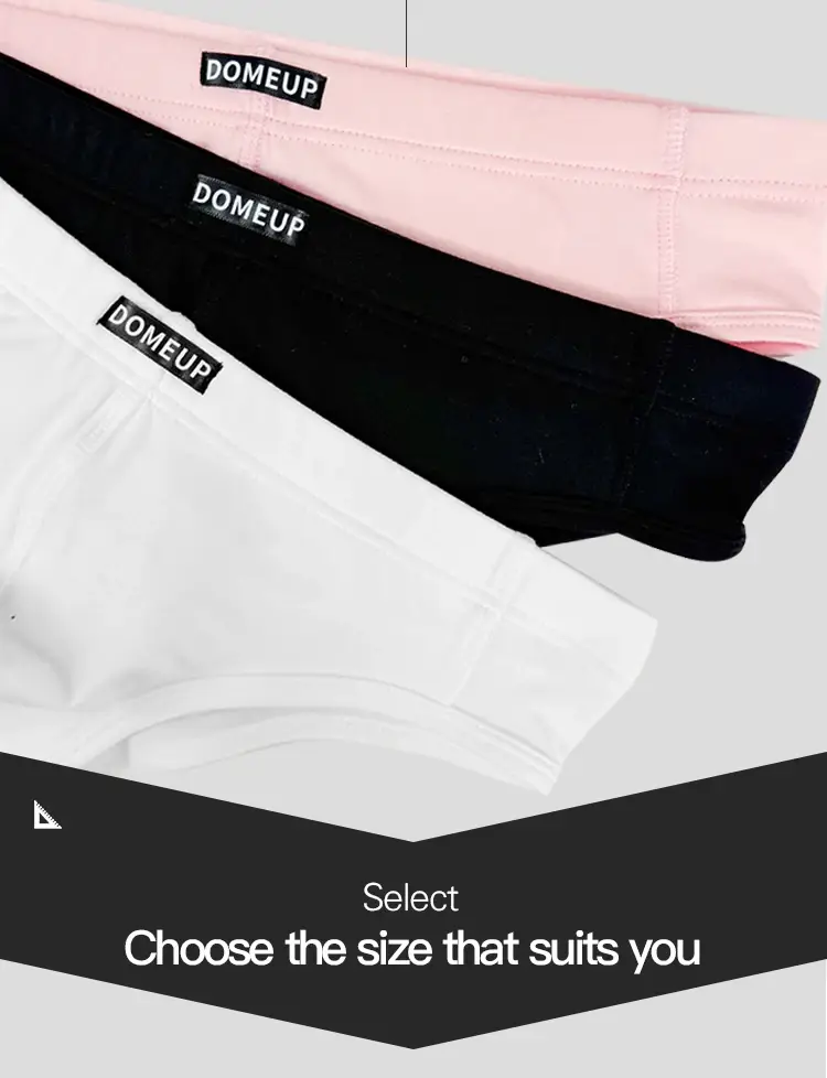 Men's Soft Solid Bikini Briefs, Elastic Wide Waistband 3D Support Pouch, Skin-Friendly Breathable Daily Casual Underwear