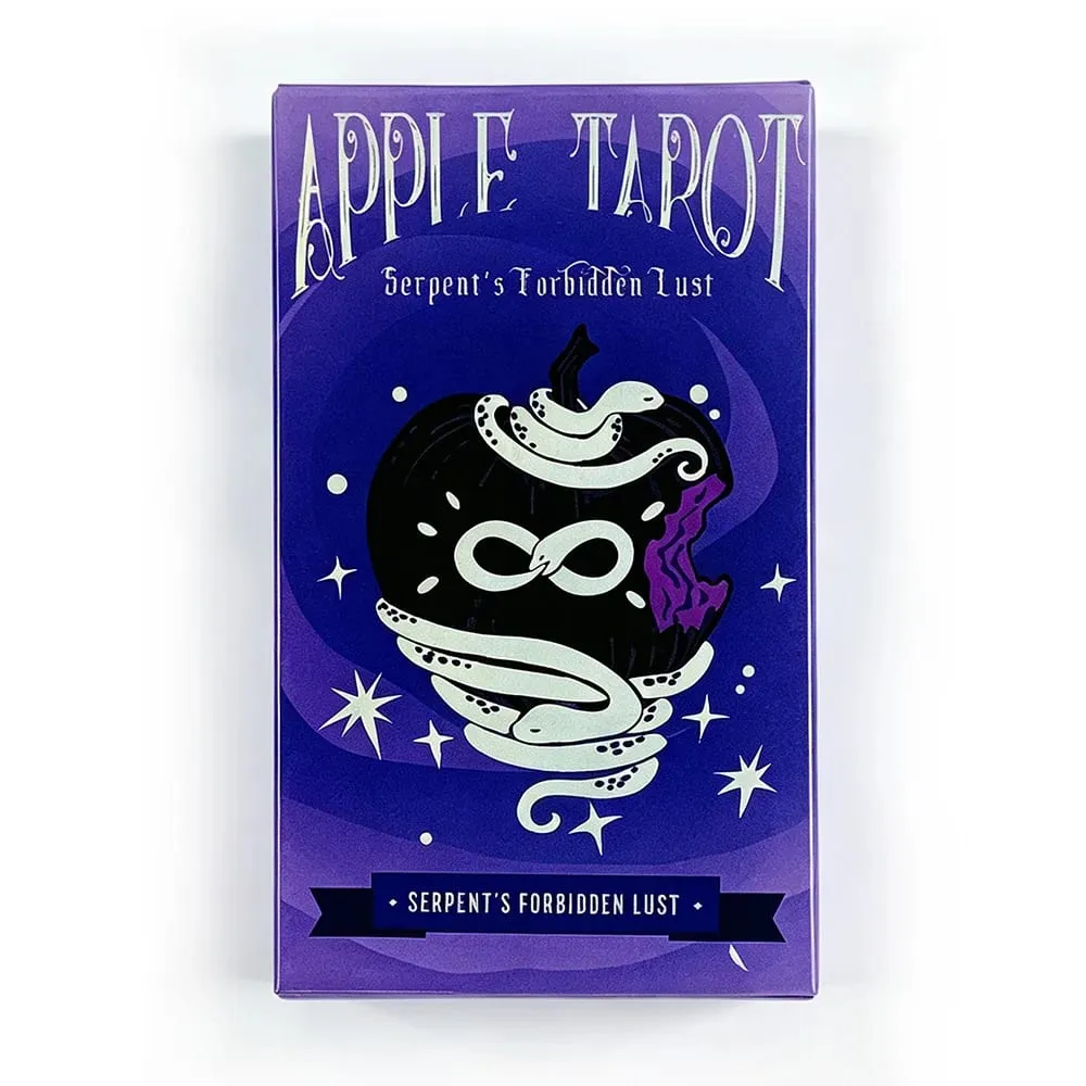 New Apple Tarot Deck 78 Cards Serpent's Forbidden Lust Tarot Cards Divination Fortune Telling Board Game Halloween Gifts