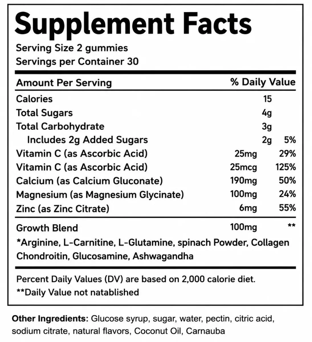 Calcium Vitamin D Gummies for Kids Adults Bone Health Support with Magnesium Zinc Vitamin C K2 Heightener Daily Supplement