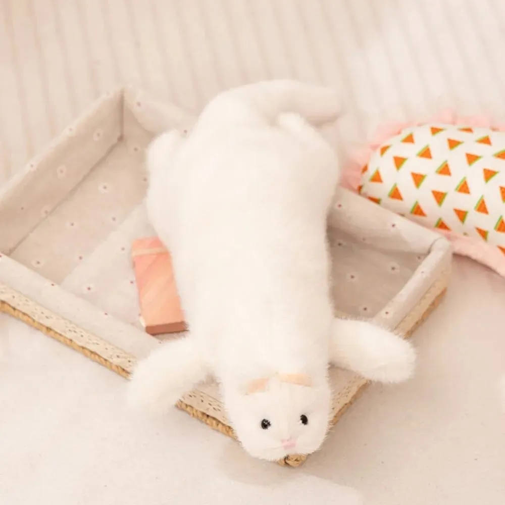 Soft Plush Ferret Plush Pillow Cute Expression Dense Stitching Long Ferret Cushion Fluffy Texture Stuffed Ferret Toy Long Body