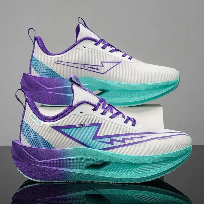 Men Casual Running Shoes Carbon Board Marathon Speciality Sports Breathable Lightweight Woman Comfortable Athletic Sneakers