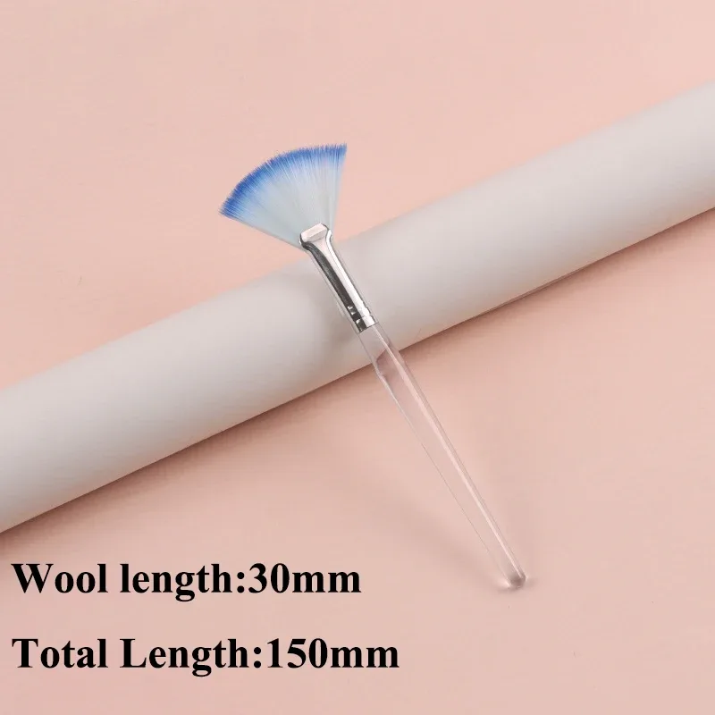 Praktikal na Facial Brushes Fan Makeup Brushes Portable Mask Brush Mga Cosmetic Tool para sa Babae Flexible Facial Soft Mask Applicator — image 20