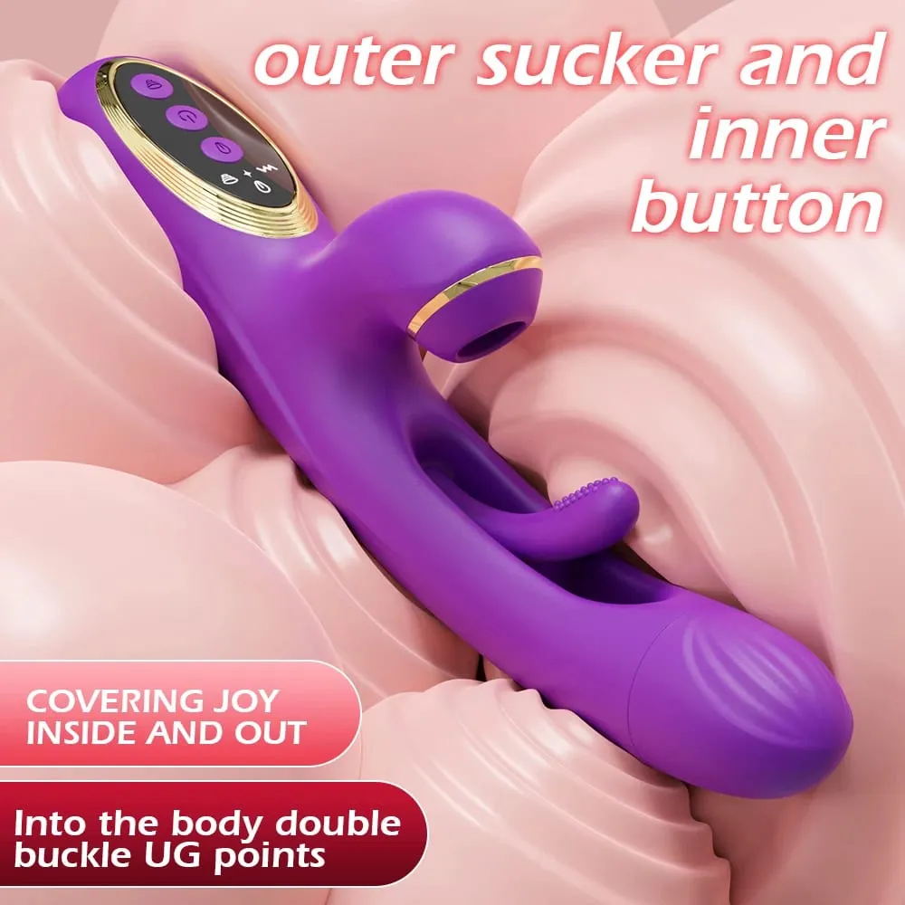 Sucking Flapping Vibrator for Women Clitoris G Spot Stimulator Dildo Tapping Vagina Massager Vibrating Adult Female Sex Toys 18+ — image 2