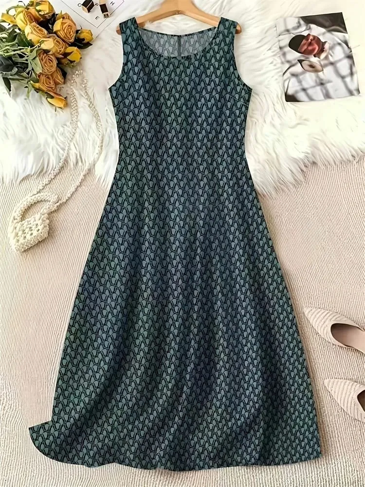 Trendy 3D Women's New Arrival Dresses Summer Street Style Printed Loose-Fit Casual Dresses Outdoor Travel and Party Dresses