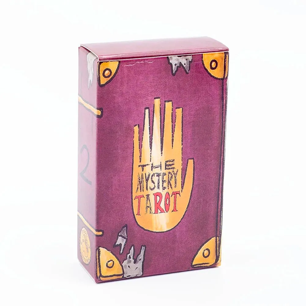 The Mystery Tarot 78 Card Deck for Mysterious Divination Family Party Gift English Version Oracle 10.3x6cm Board Playing Game