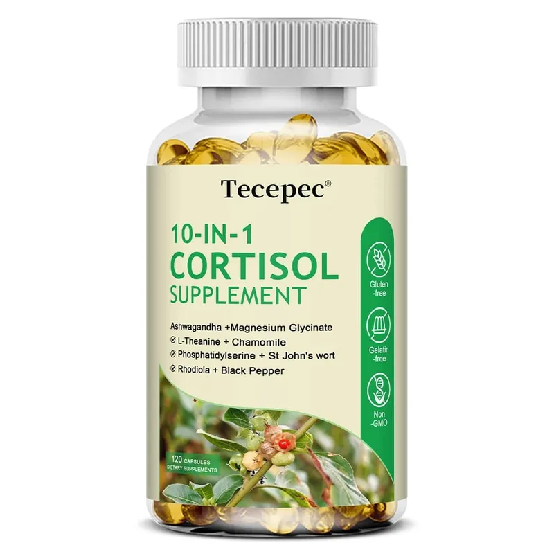 Cortisol Health – Stress Relief Balanced Cortisol Response Relaxation & Deep Sleep – Ashwagandha,L-Theanine – Non-GMO — image 10