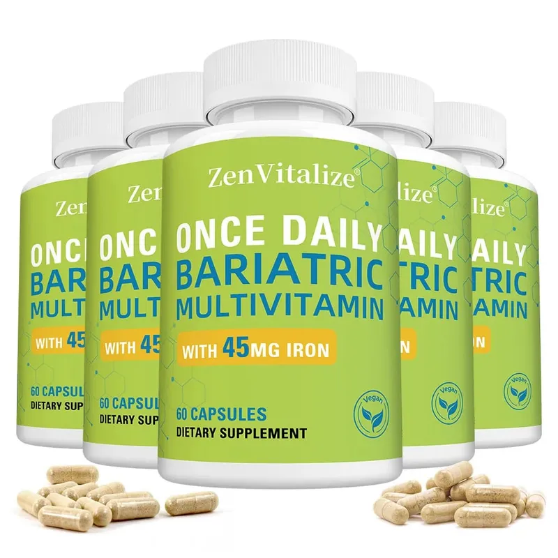 Daily Multivitamin & Minerals Capsules with Iron Immunity Energy Hair Skin & Nail Support Nutrition After Bariatric Surgery — image 9