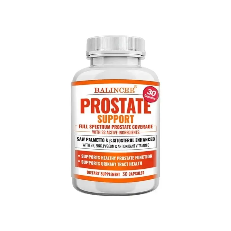 Prostate Supplements Saw Palmetto Prostate Health Support with 33 Ingredients for Healthy Urination Frequency & Improve Sleep