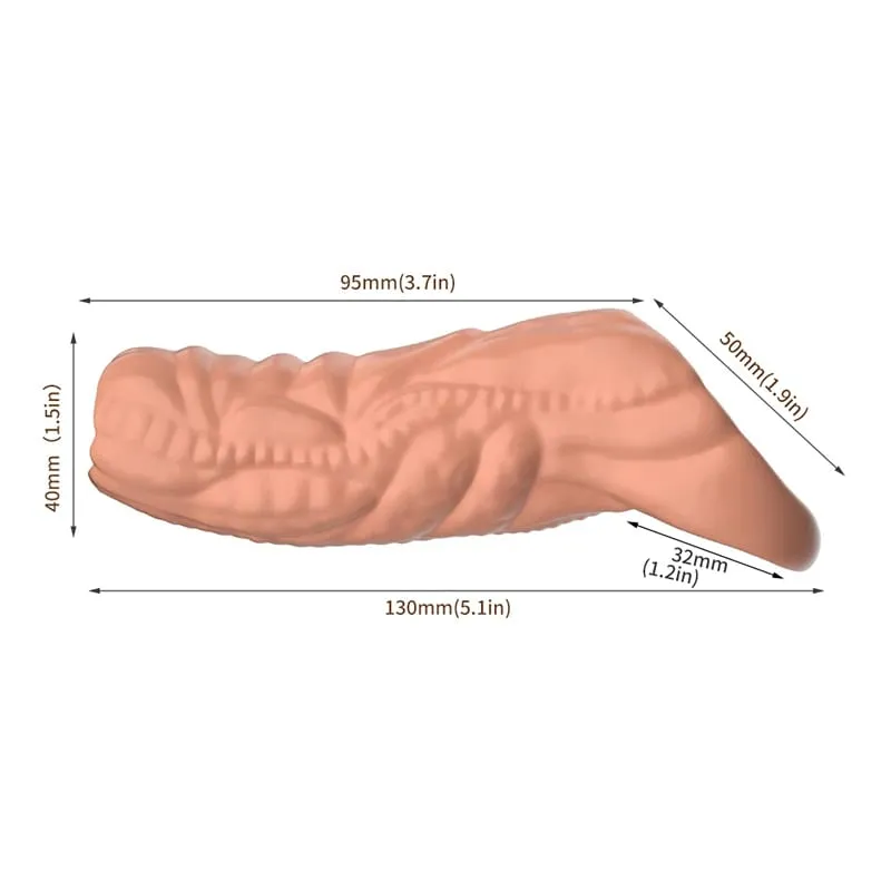 Thicken Penis Enlargement Sleeve Reusable Cock Ring Delay Ejaculation Penis Extender Condom Lock Ring Sex Toys Men Erotic Goods