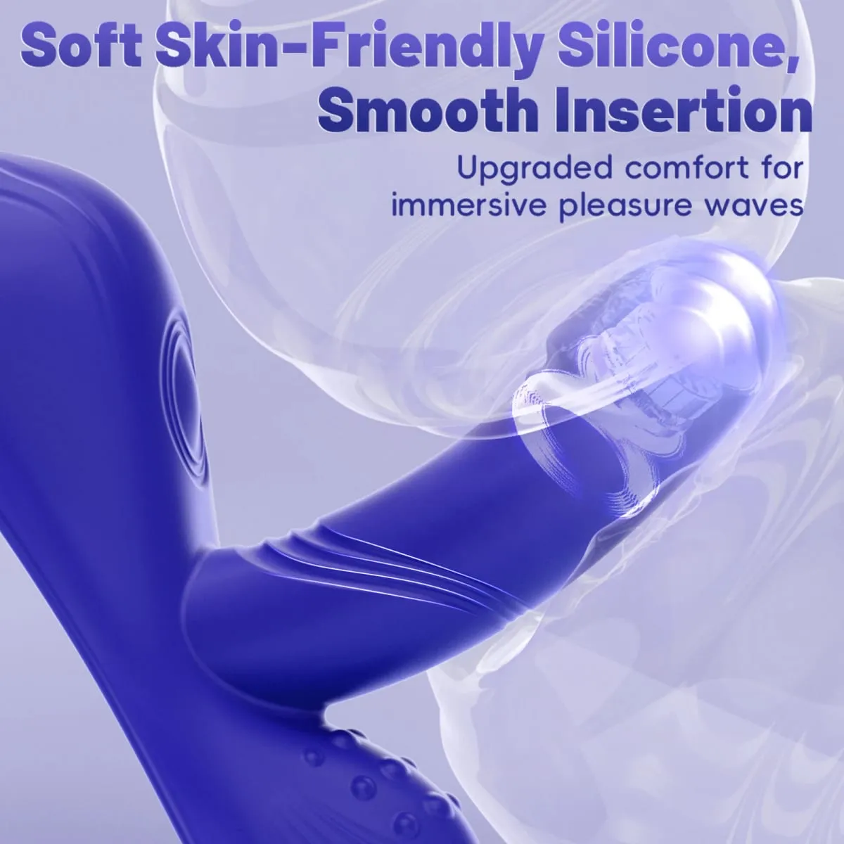 Riding Grinding Thrusting Vibrator - Remote Control Sex Grinders with 9 Thrusts Vibrations for Clit Perineum G Spot Stimulation