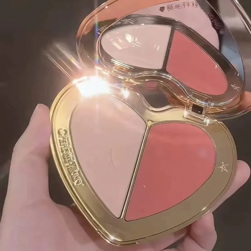 Charlotte Tilbury beállító púder kompakt szájfényes alapozó kéttónusú pirosító szemhéjpúder paletta könnyű, finom, hosszan tartó