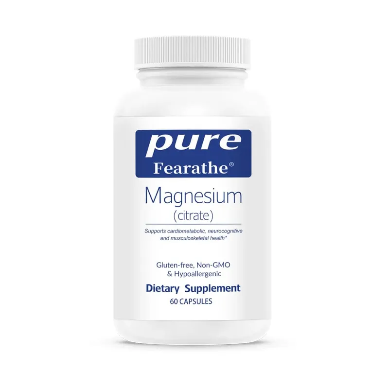 Magnesium Citrate Capsules Support Daily Muscle Nerve Bone Heart Sleep & Metabolic Wellness Assist Body Relaxation