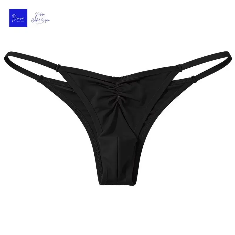 Pánská ledová hedvábná tanga kalhotky velikosti US Sexy G-String prodyšné bezešvé tričko se zády Sportovní fitness spodní prádlo Velké velikosti — image 15