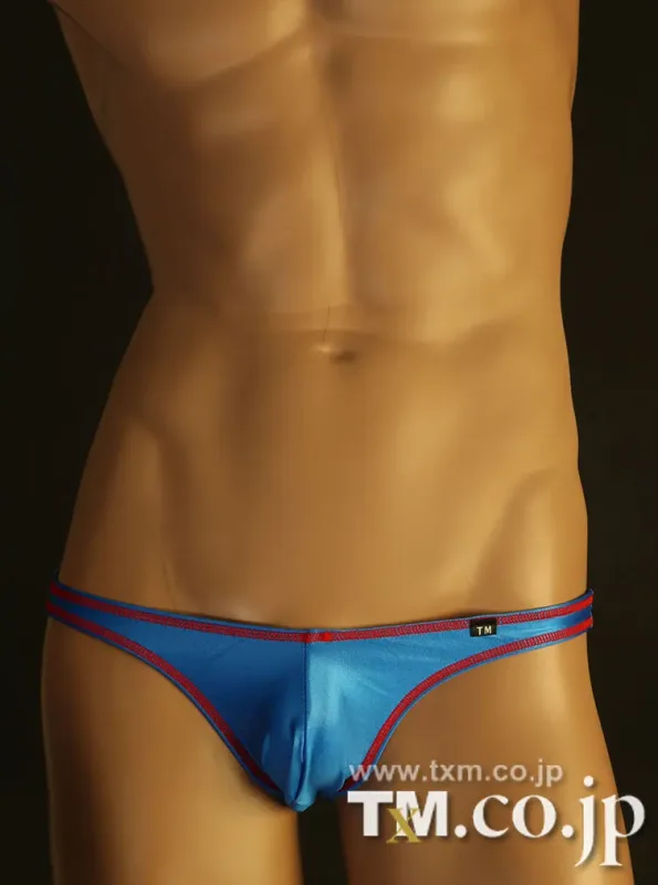 Men Color Block Triangle Briefs Low Rise Fashion Male Underwear Panties