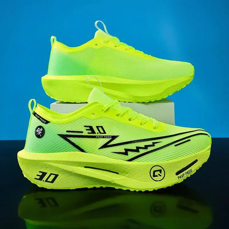 Running Shoes Men Carbon Board MarathonSpeciality Sports Breathable Lightweight Women's Comfortable Athletic Nonskid Sneakers