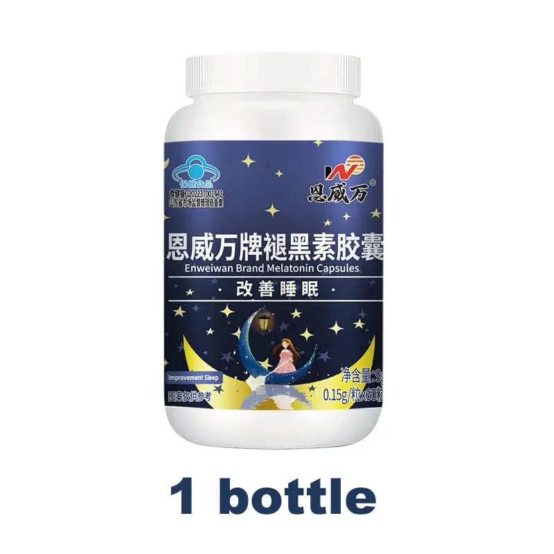 Melatonin Capsules Deep Sleep & Brain Cognition Extra Strength Liposomal Melatonin with Vitamin B6 double effect quality sleep