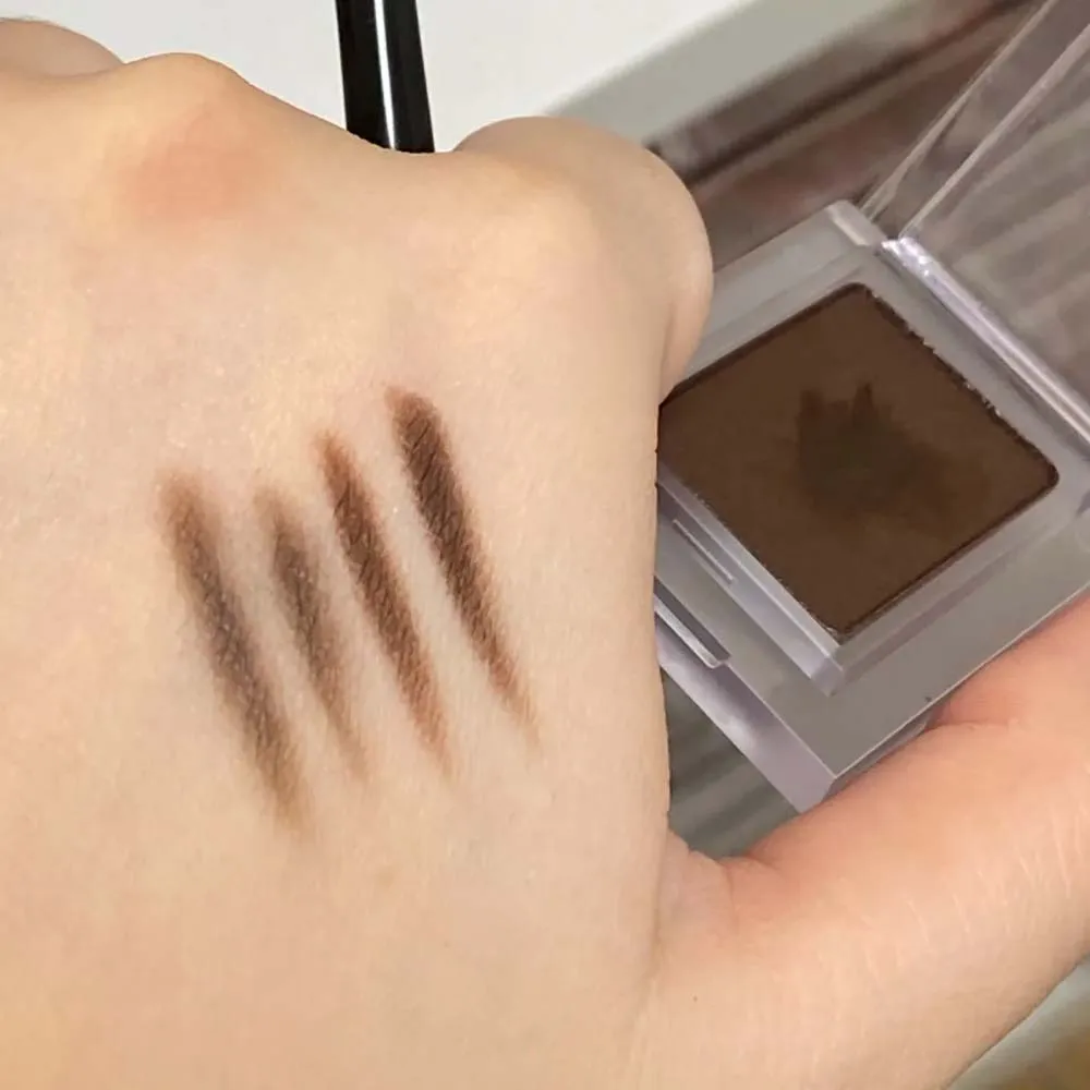 Dark Red Brown Monochrome Eyeshadow Cream Mashed Potato Natural Smudge-Resistant Non-Drying Matte Eye Shadow Waterproof Eyeliner