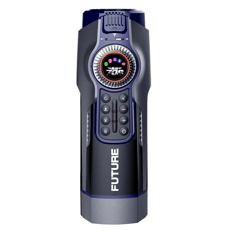 Leten 708-III Quiet Vibrator ความร้อน Moaning USB ชาร์จอัตโนมัติ Telescopic ชายสำเร็จความใคร่ช่องคลอดหีเพศของเล่นสำหรับผู้ชาย