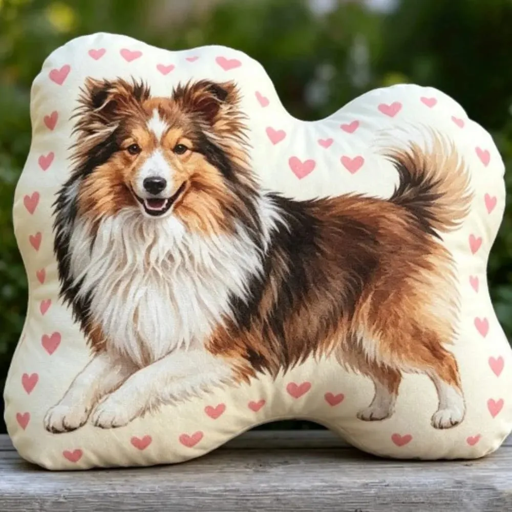 Dog Shaped Pillow Animal Throw Pillow Decorative Animal Pillow PP Cotton Filling Shiba Dog Cushion Contoured Shape