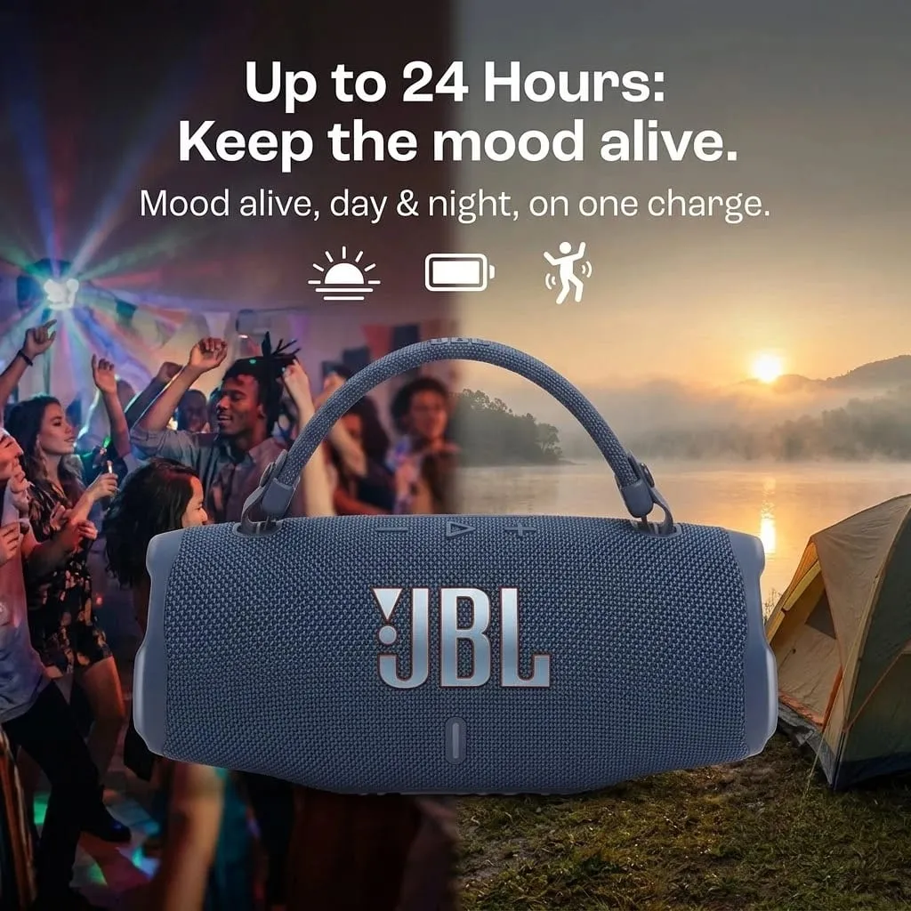 JBL Charge 6 Portable Bluetooth Speaker Wireless Deep Bass Subwoofer IP68 Waterproof Pro Sound Outdoor Party Camping Boombox