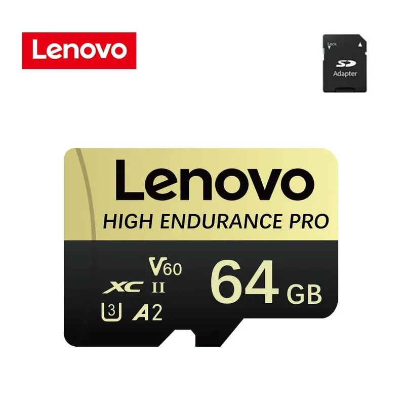 Lenovo High Speed Class 10 Mini SD Memory Card 256GB Micro TF Card for Smartphone - 32GB 64GB 128GB 256GB 512GB Options Availabl