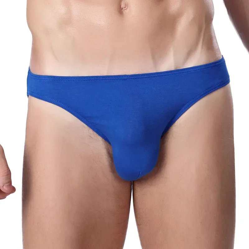 Men's underwear with a U-shaped protruding modal, thin, elastic and sexy low-waisted tight underpants — image 27