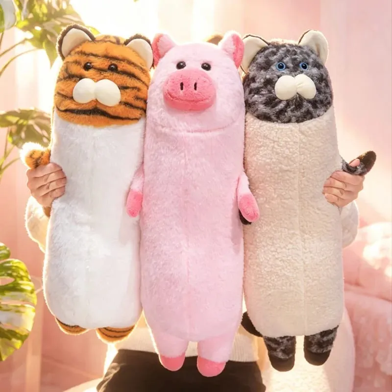 Animal Series Plush Pillow Leopard Elephant Penguin Stuffed Cushion Kawaii Accompany Sleep Toy Home Decor Toys Birthday Gifts — image 6
