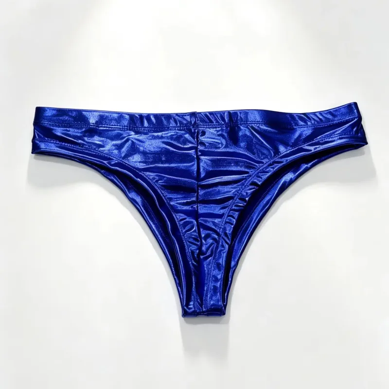 1Pc Men's PU Leather Triangle Underwear, sexy Triangle Underwear, Boxing Fitness, Suitable for Costume Parties, Sweet Gift — image 8