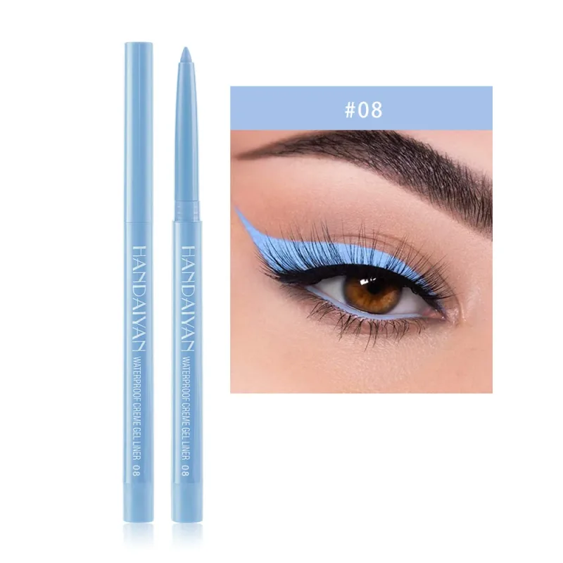 1PC White Matte Eyeliner Gel Pen Long Lasting Waterproof Eye Liner Pencil Quick-drying Non-smudge Eye Makeup for Women Cosmetics — image 8