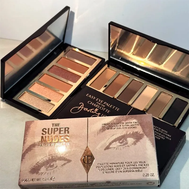 Charlotte Tilbury PILLOW TALK Série Coração Macio Cor Dupla Pó Blush Placa de Cores Código de Cores Quentes Primeiro Amor Sexo em Fogo