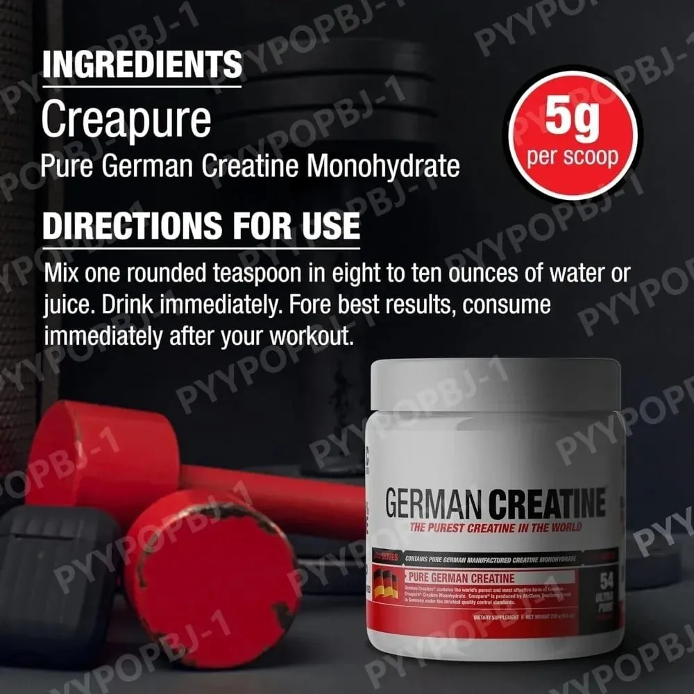 Micronized Creatine Monohydrate Powder for Strength & Performance Unflavored Fitness Workout Supplement for Adults 300g
