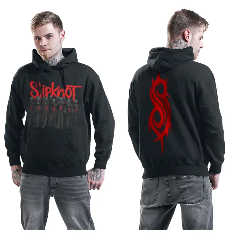 Slipknot Hoodies Pop 2026 New Sale Retro-style Band T-shirt for Both Men and Women Same Design for Both Genders