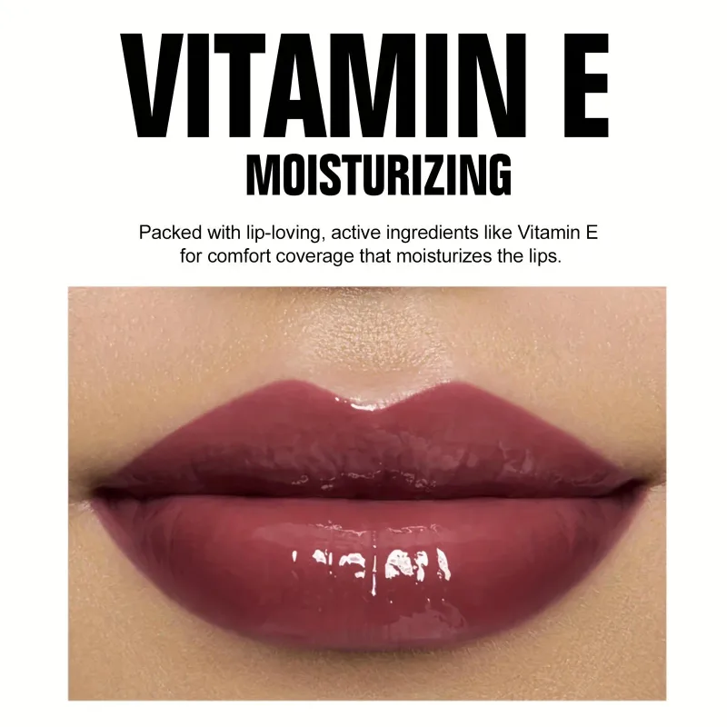 Óleo labial hidratante Crystal - brilho preenchedor e hidratante com tons coloridos para todos os tipos de pele