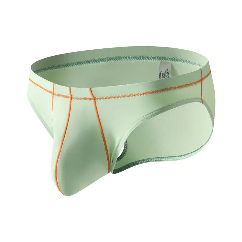 Mens Underwear Briefs SoftNylon Panties For Man Brief Shorts Homme Ropa Patchwork Low Waist Underpants Cueca Plus Size M-XXL