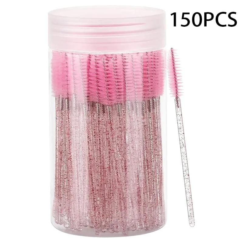 50/150PCS Disposable Eyelash Brush Mascara Wands Eyebrow Brush Makeup Applicator for Eyelash Extension Beauty Tools