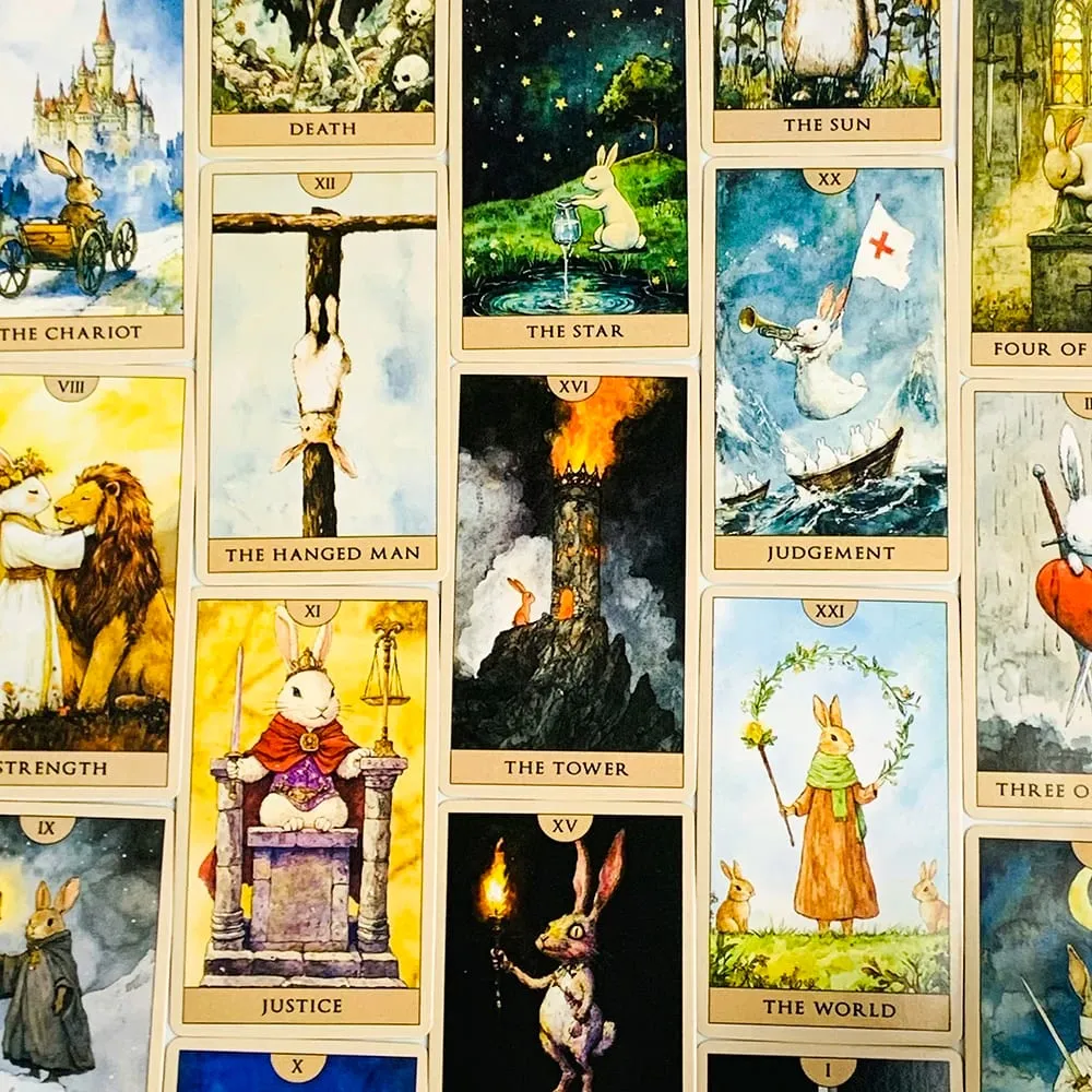 2026 New Tarot Cards 78 Card Tarot Deck English Version Destiny Prediction Divination Board Game Family Gathering Card Game — image 5