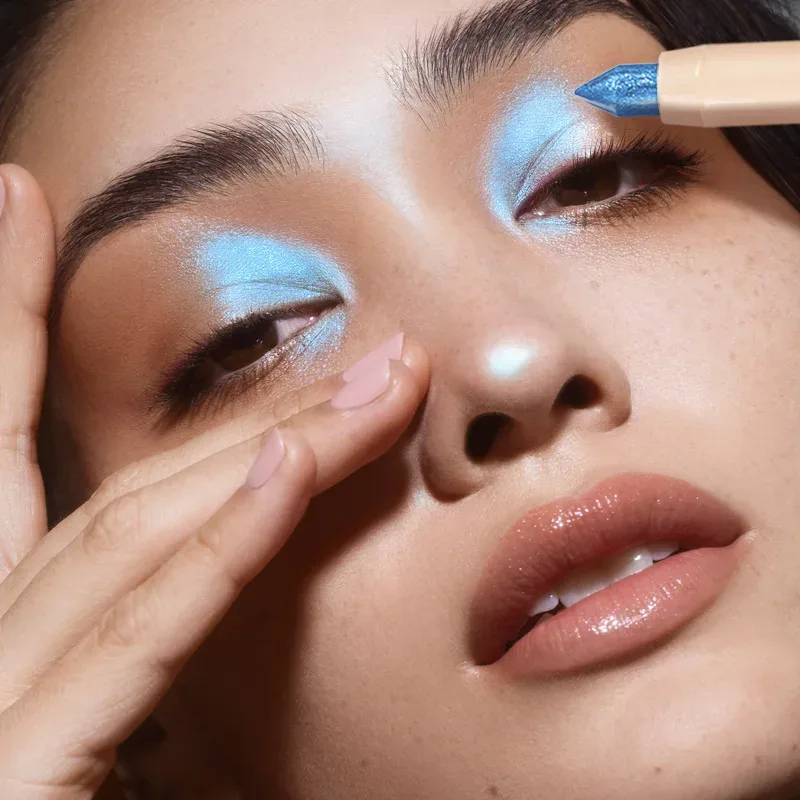 1PC Pearlescent Eyeshadow Sticks High Pigmented Eyeshadow Pencil Glitter Waterproof Long-Lasting Eye Makeup Non-Smudged