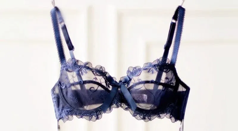 Sheer Non Padded Bralette for Small Boobs Ultra Thin Adjustable Lace Bra Sexy Halterneck Lingerie Set for Women BANERDANNI